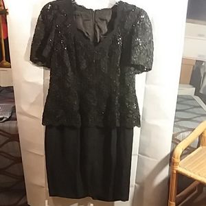 Lori Max blk. Dress